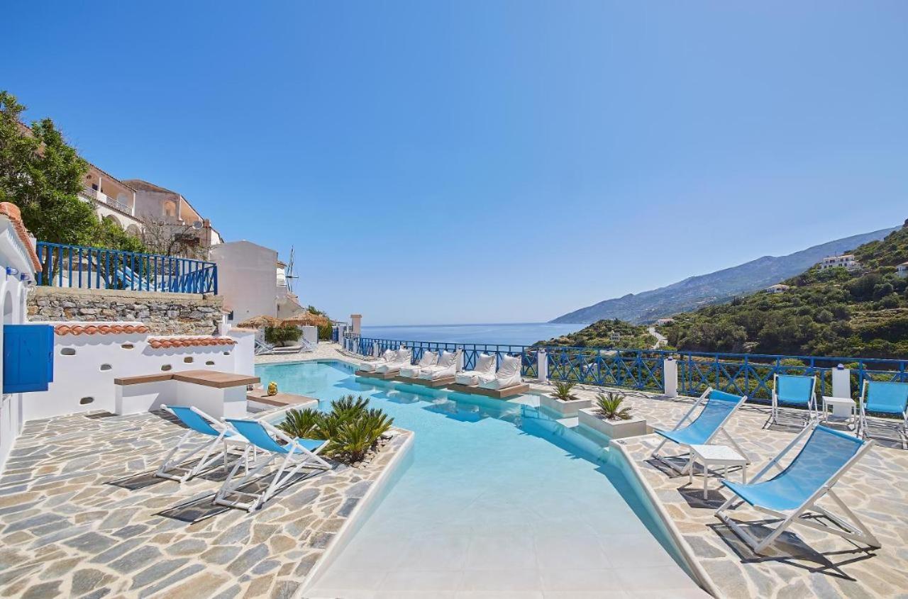 Sea View Kerame Villa Evdilos  Eksteriør billede